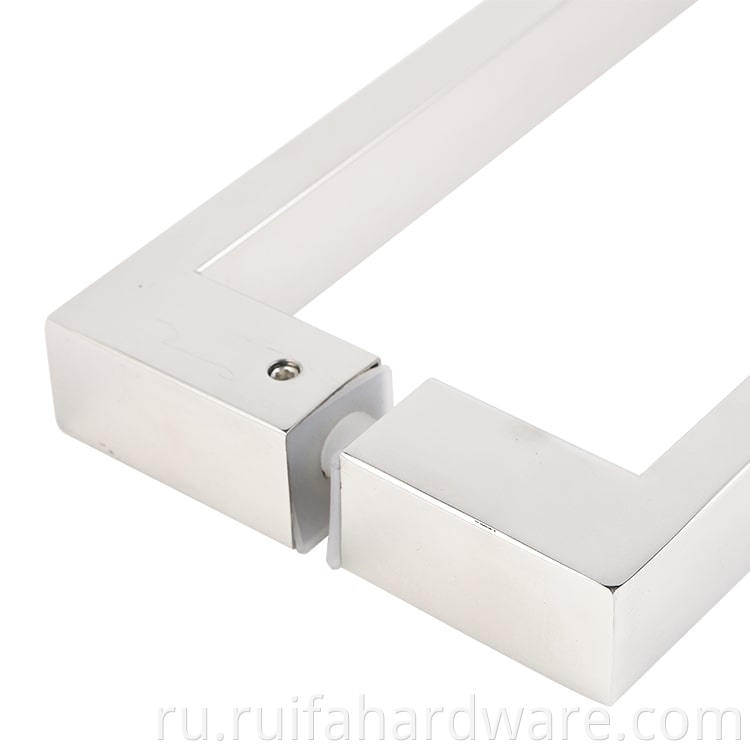 Office Stainless Steel Glass Door Handle (2)
